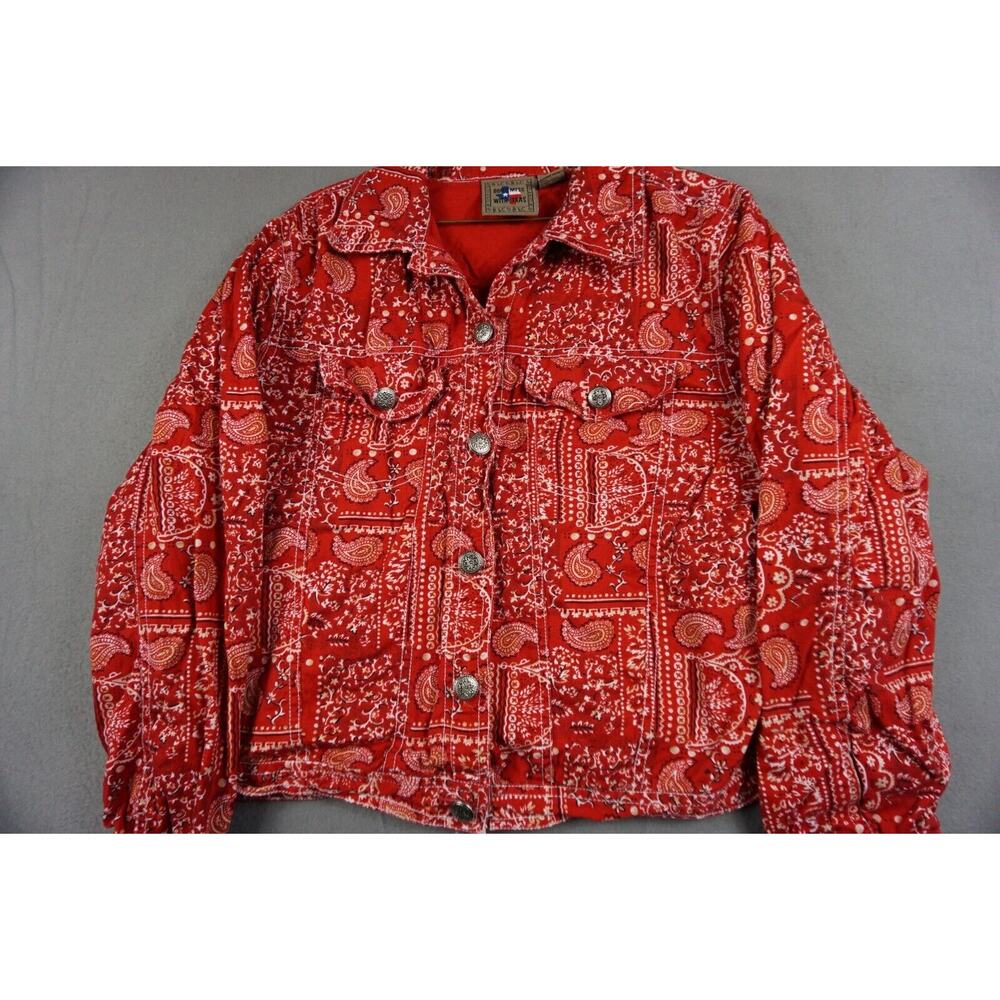Red Paisley Women's Jacket